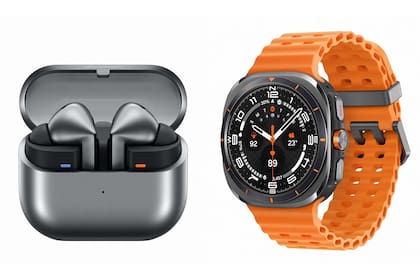 Unos Galaxy Buds3 Pro y un Galaxy Watch Ultra