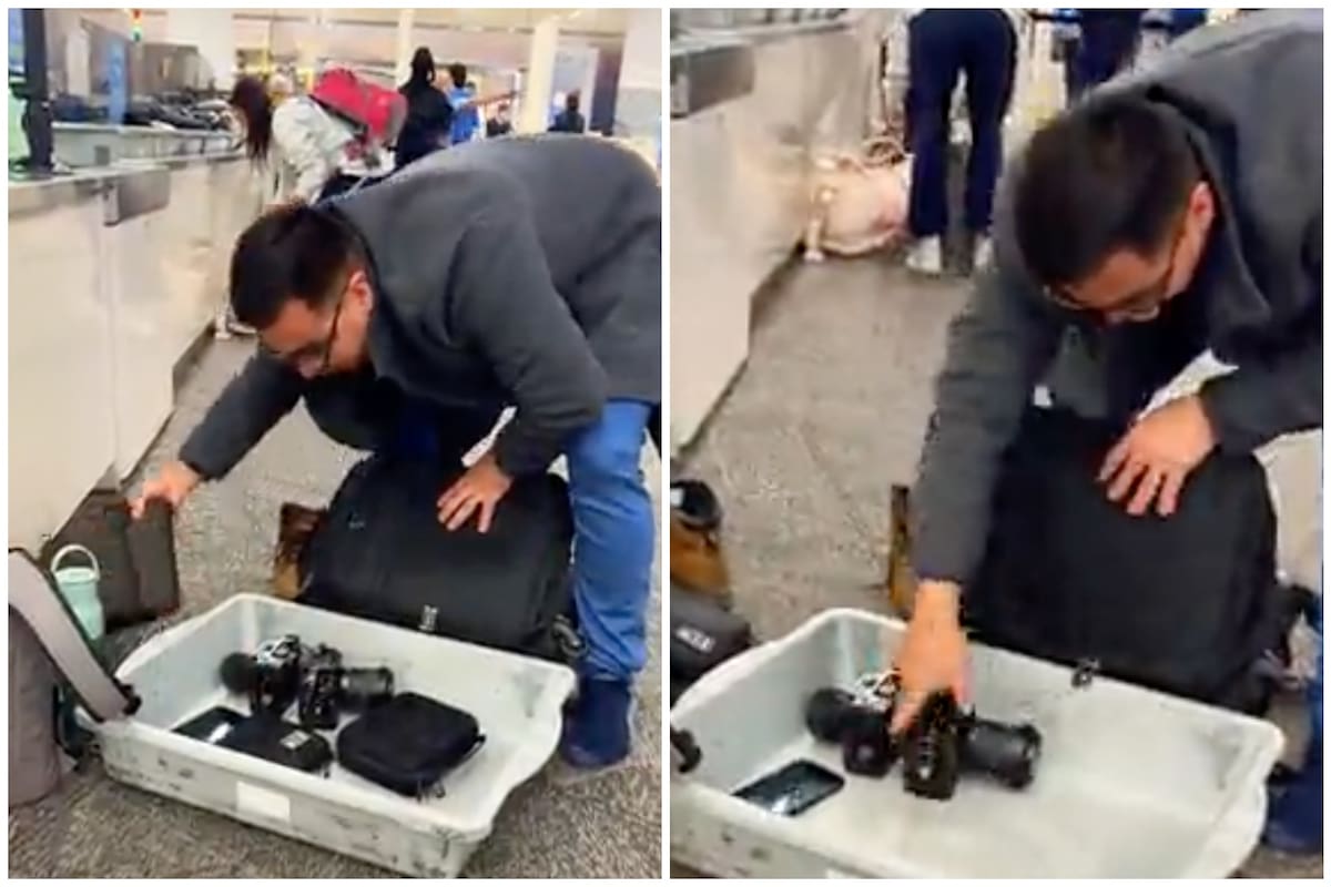 Unos tiktokers evidenciaron el “estresante” momento al pasar por los filtros de seguridad de la TSA