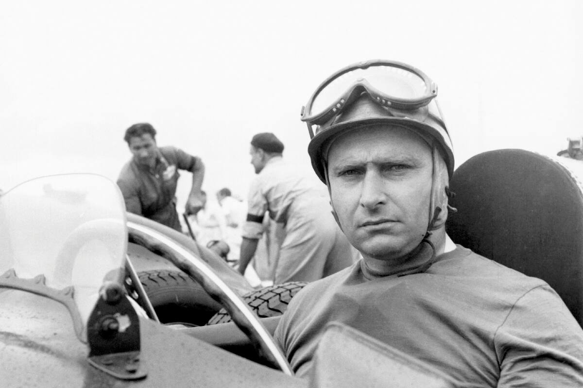 UNSPECIFIED - JANUARY 02: The Argentine racecar driver Juan Manuel FANGIO at the wheel of a Ferrari around 1951. (Photo by Keystone-France/Gamma-Keystone via Getty Images)