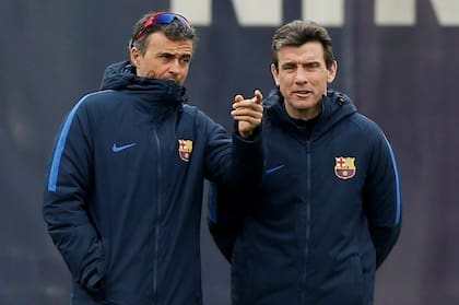 Unzué fue segundo entrenador de Luis Enrique durante su etapa en Barcelona