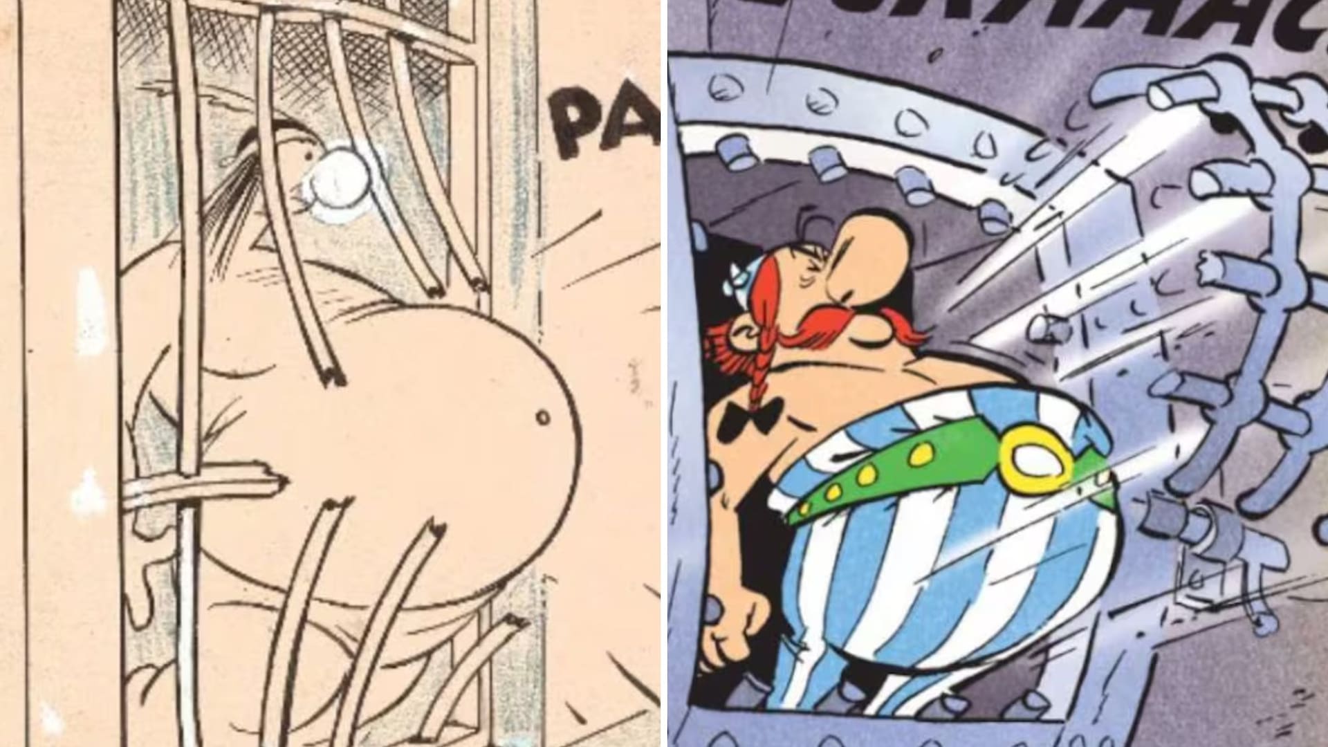 Upa, personaje de Patoruzú, obra del argentino Dante Quinterno, puede haber inspirado a Obelix, el compañero inseparable de Asterix, creación del francés René Goscinny, que vivió su infancia en la Argentina