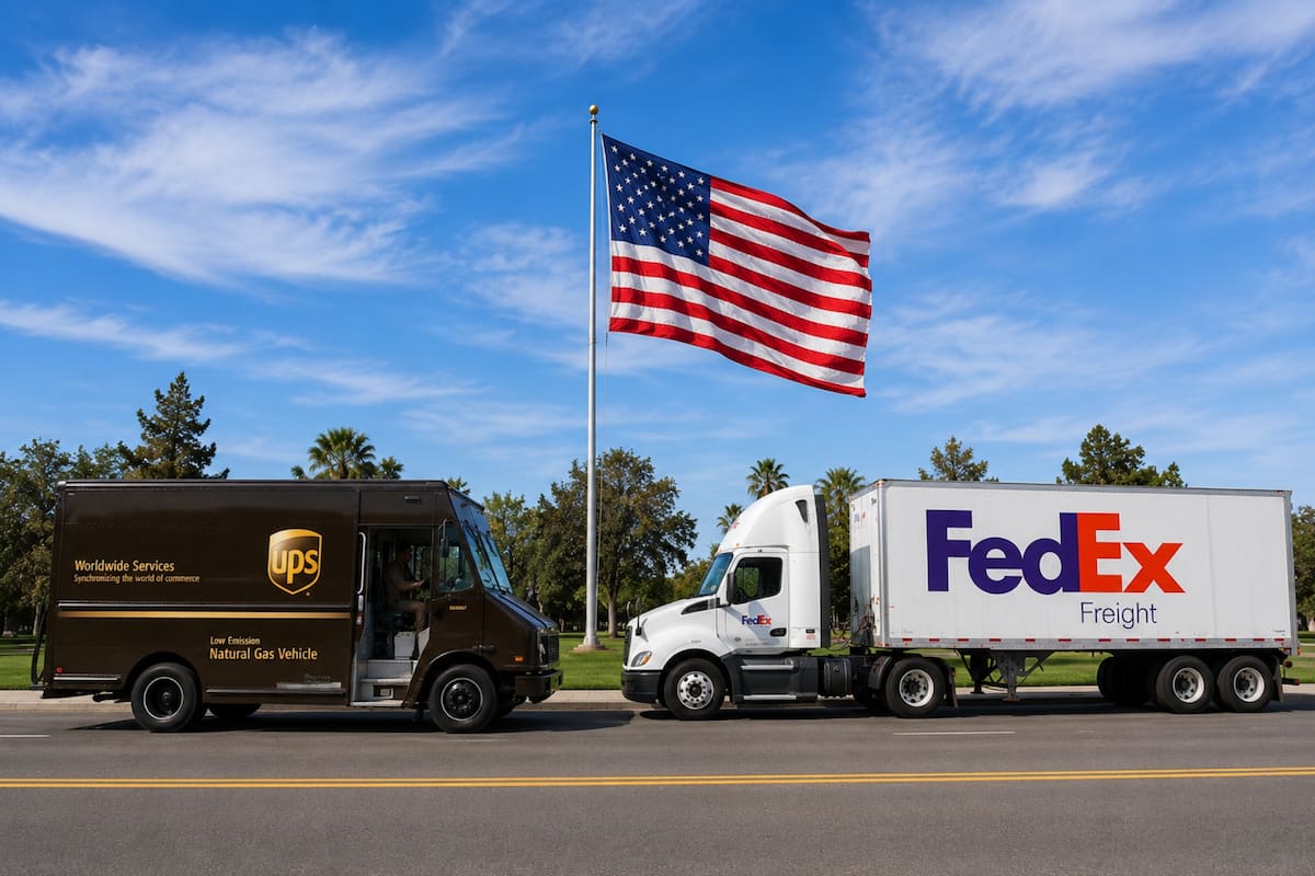UPS y FedEx comunicaron que, en conmemoración del Día de los Caídos, sus servicios principales seguirán cerrados