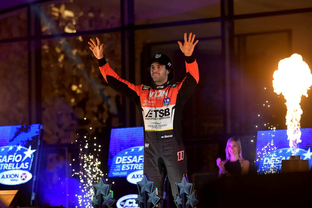 Urcera en la presentación del Desafío de las Estrellas, este viernes a la noche en San Juan.