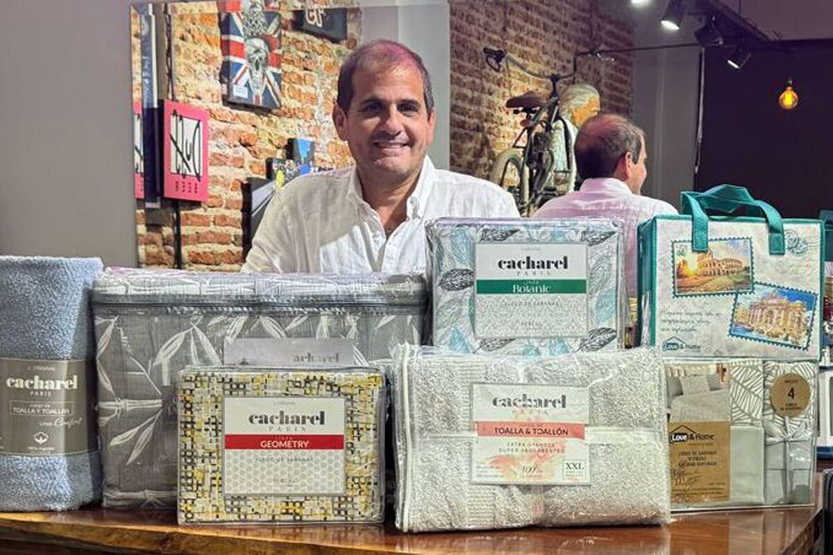 Uriel Sadrinas tomó la licencia de la línea blanca de Cacharel para el mercado argentino