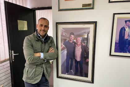 Uros Grujic, actual director general del TK Partizan, asumió la pasión de su padre Dusan, histórico dirigente en los tiempos de Nole