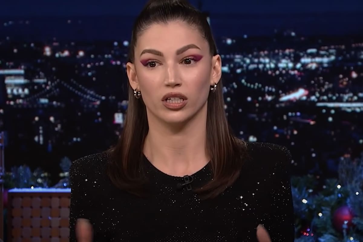 Úrsula Corberó, en el programa de Jimmy Fallon