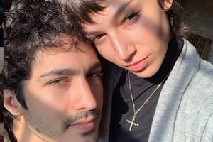 Úrsula Corberó se mostró semidesnuda en las redes y su novio, el Chino Darín, no tardó en reaccionar