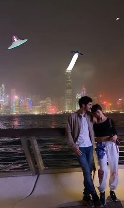 Ursula Corberó y el Chino Darín, de vacaciones en Hong Kong