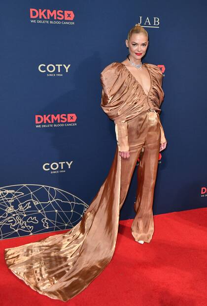 US actress Jaime King attends the DKMS Gala at Cipriani Wall Street in New York on October 20, 2022. - DKMS is a non-profit organization working to fight against blood disorders and blood cancer. (Photo by ANGELA WEISS / AFP)