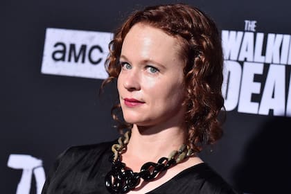 US actress Thora Birch attends the Season 10 Premiere of The Walking Dead at Chinese Theatre in Hollywood, California, on September 23, 2019. (Photo by LISA OCONNOR / AFP)