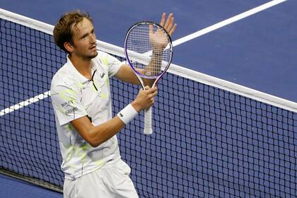Medvedev, de 23 años, llegó a su primera final de Grand Slam.