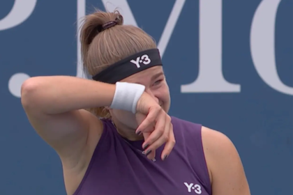 US Open: Karolina Muchova se quebró durante el partido por la presencia de su exnovio en la cancha