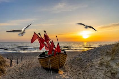 Usedom es una isla turística, con playas paradisíacas, villas palaciegas y una rica historia real y cultural