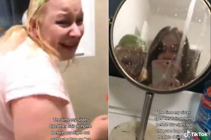 Usó una bolsa de supermercado para teñirse el pelo y el resultado la dejó sin palabras.