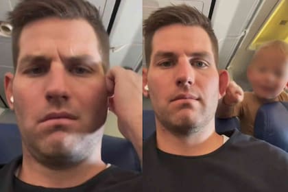 "¿Ustedes qué harían?", preguntó el tiktoker a su comunidad al publicar el incómodo momento con su vecino de asiento