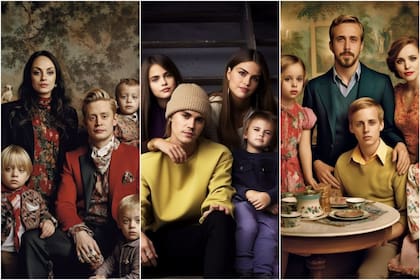 Utilizó Inteligencia Artificial para conocer cómo serían los hipotéticos hijos de ciertas estrellas de Hollywood