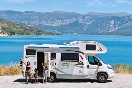Vacaciones con amigos o en familia en motorhome