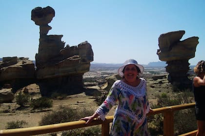 Vacaciones en el Valle de la Luna, en el noroeste argentino.