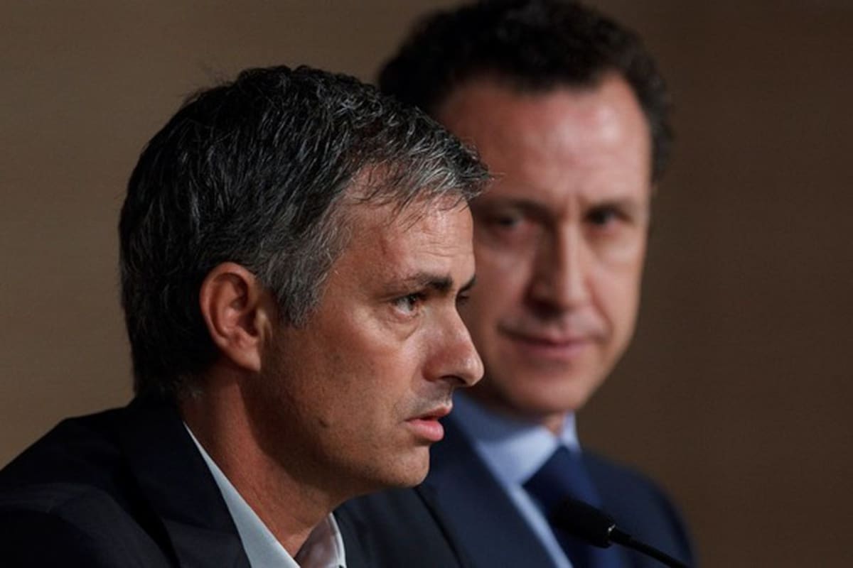 Valdano y Mourinho en una discusión pública