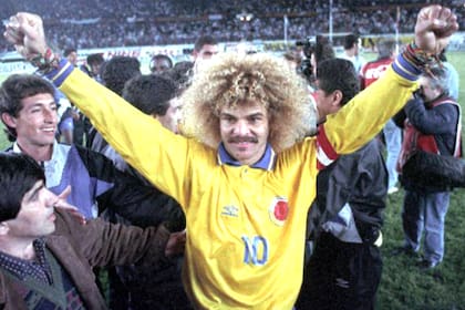 Valderrama, el capitán y la mayor figura de la mejor generación de futbolistas colombianos.