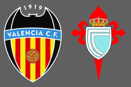 Valencia y Celta de Vigo disputaron uno de los encuentros de la jornada del fútbol español