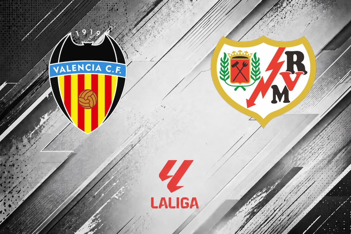 Valencia y Rayo Vallecano disputaron uno de los encuentros de la jornada del fútbol español