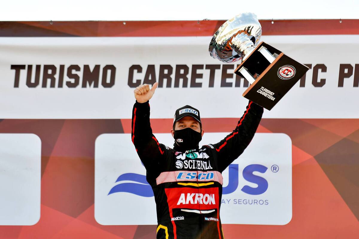 Valentin Aguirre ganó la carrera de San Nicolás