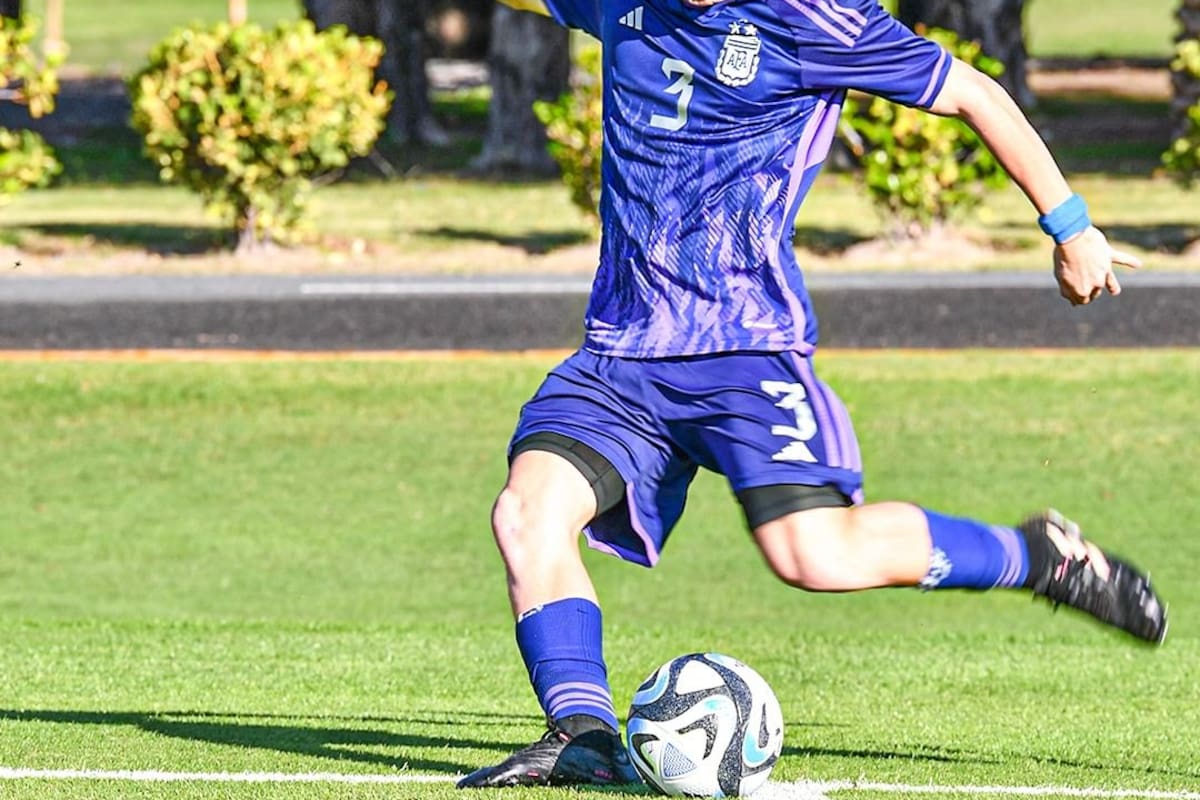 Valentín Barco anotó el segundo gol del Sub 20 argentino en la victoria por 2 a 1 ante Japón