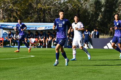 Valentín Carboni fue uno de los jugadores que no fue parte del Sudamericano, pero consiguió el sí para disputar el Mundial Sub 20 con la selección argentina