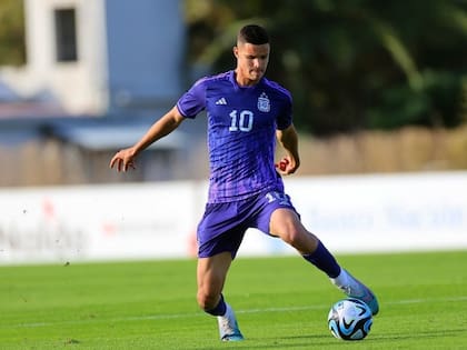 Valentín Carboni llevará la camiseta número 10 de la selección argentina en el Mundial Sub 20