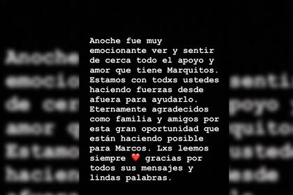 Valentina agradeció los halagos que recibió tras su visita a la gala de Gran Hermano (Captura Instagram @valentinaginocchiom)