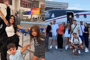 Las familias de la selección llegaron a Atlanta y mostraron el apoyo para los jugadores ante Egipto