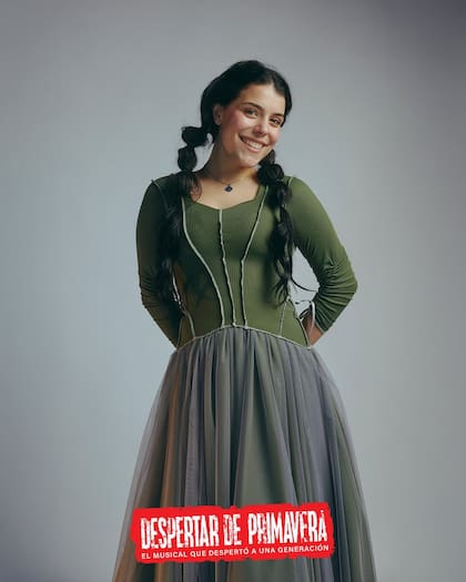 Valentina Pergolini hizo su debut teatral en Despertar de primavera, dirigida por Fer Dente (Foto: Instagram @despertardeprimaveramusical)