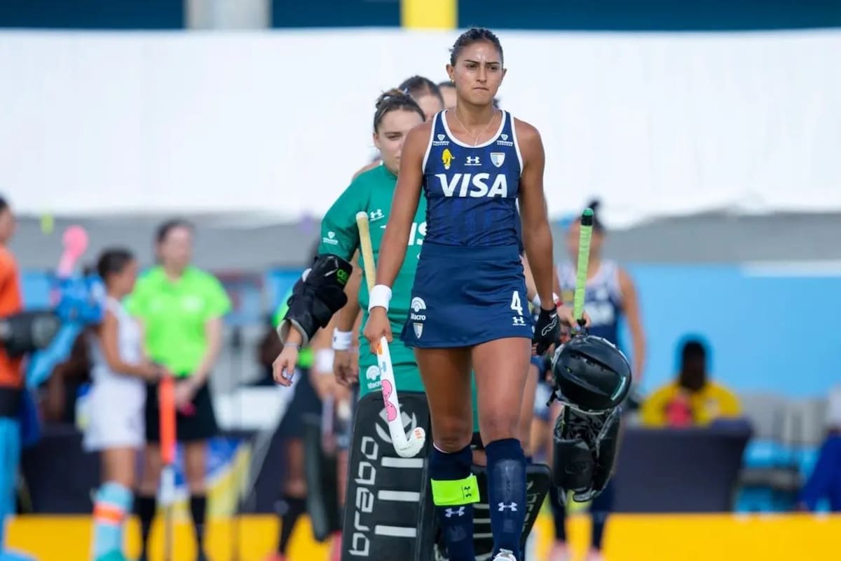 Valentina Raposo es la principal figura de las Leoncitas en Chile; ya disputó un Mundial de mayores y los Juegos Olímpicos
