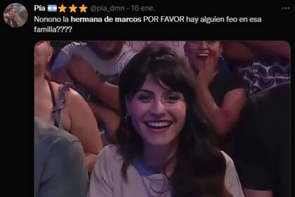 Valentina se llamó todas las miradas (Captura Twitter)