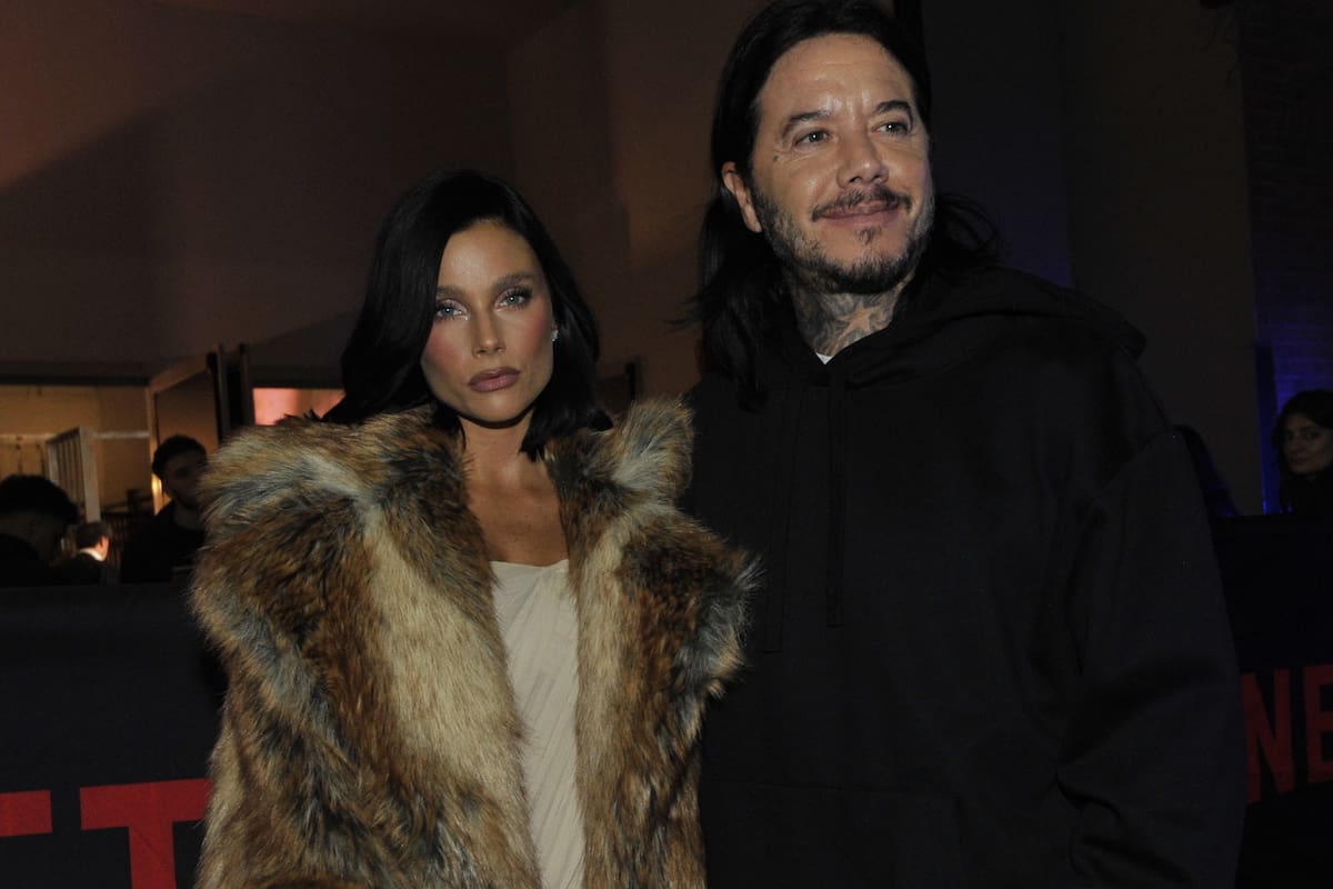 Valentina Zenere junto a su novio, Sebastián Ortega