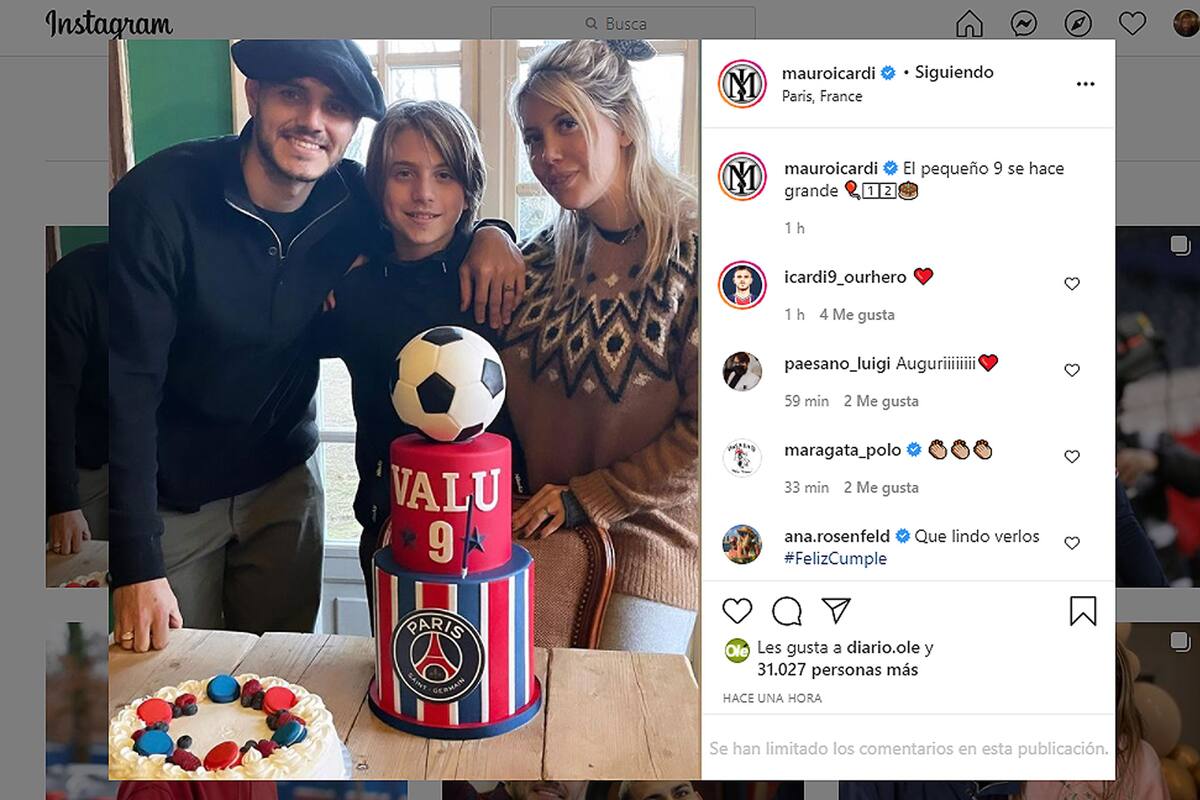 Valentino cumplió 12 años y ya tiene apodo de temible delantero