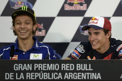 Valentiro Rossi y Marc Márquez, la leyenda y su sucesor