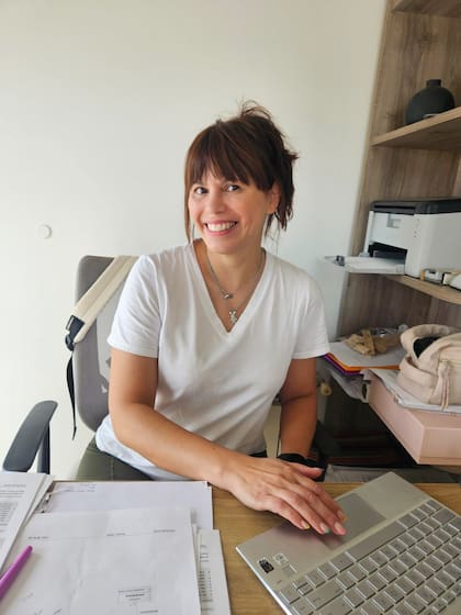 Valeria Abdala es una apasionada de sus trabajos y está acostumbrada a las jornadas intensas