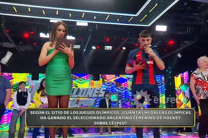 Valeria e Ian compitieron en la gran final por el auto (Foto: Captura de TV /eltrece)