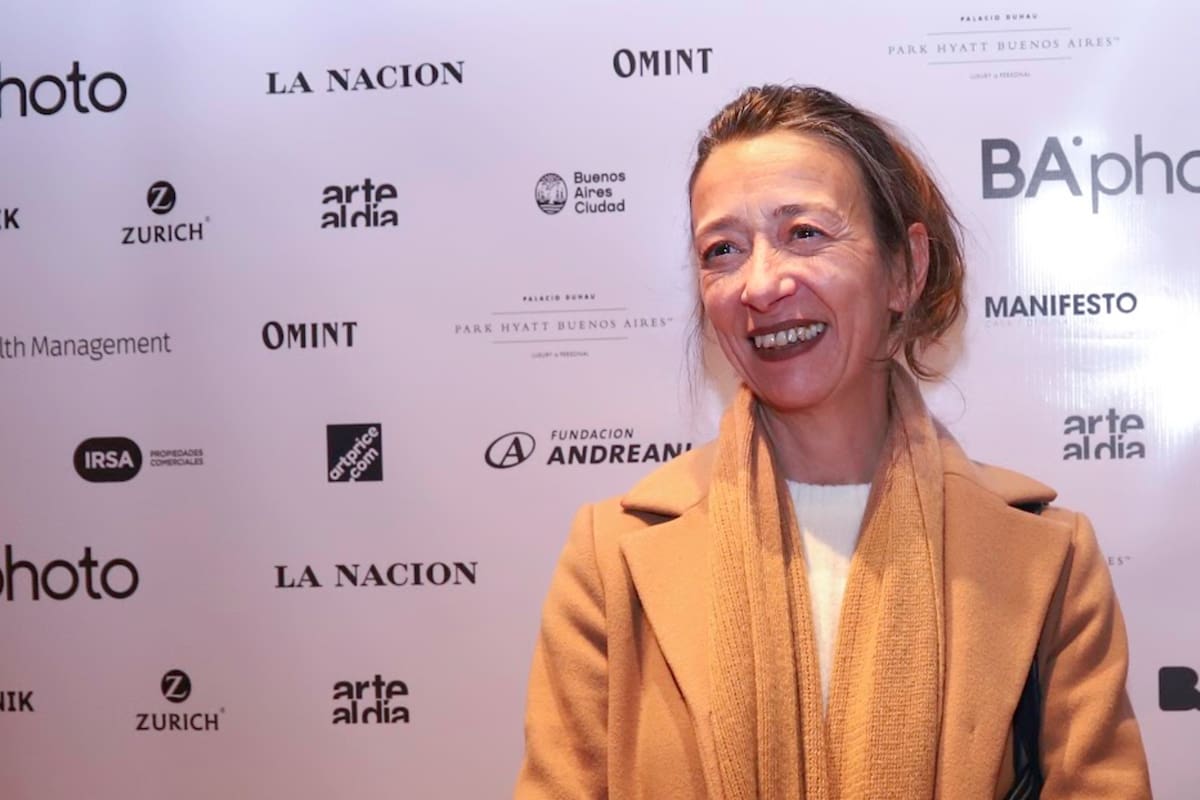 Valeria González durante la última edición de BAphoto, donde curó la sección Links Project