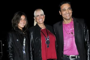 Valeria Lynch junto a Cau Bornes y a Taís Bornes