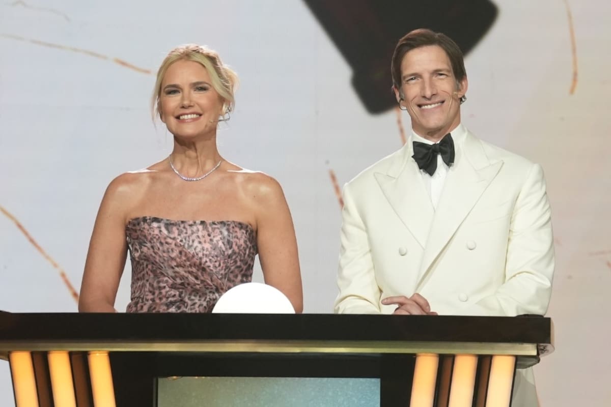 Valeria Mazza e Iván de Pineda, los conductores de la ceremonia de los premios Martín Fierro de la Moda