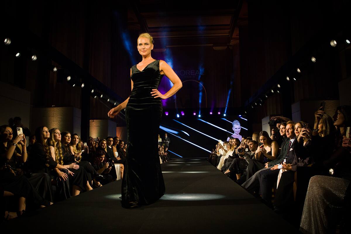 Valeria Mazza en la Lumière Gala de L'Oréal Paris.
