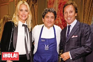 Todos los invitados al cóctel del reconocido chef argentino recién llegado de Francia