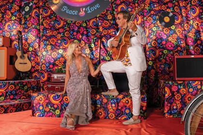 Valeria Mazza y Alejandro Gravier, infaltables no sólo en la gala (ella la conduce desde hace catorce años), sino de todas las noches del Festival musical Starlite