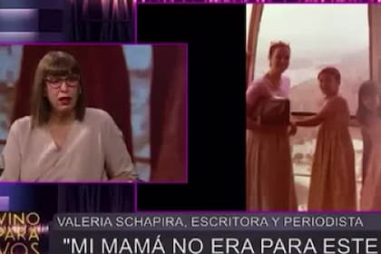 Valeria Schapira habló de la muerte de su madre