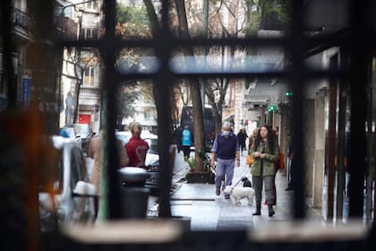 vallado en el departamento de la vice presidente Cristina Ferndez de Kirchner