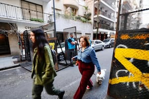 vallado en el departamento de la vice presidente Cristina Ferndez de Kirchner