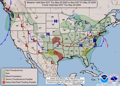 Valle de Ohio en alerta: sistema de baja presión traerá lluvias intensas con riesgo de inundaciones urbanas desde esta noche